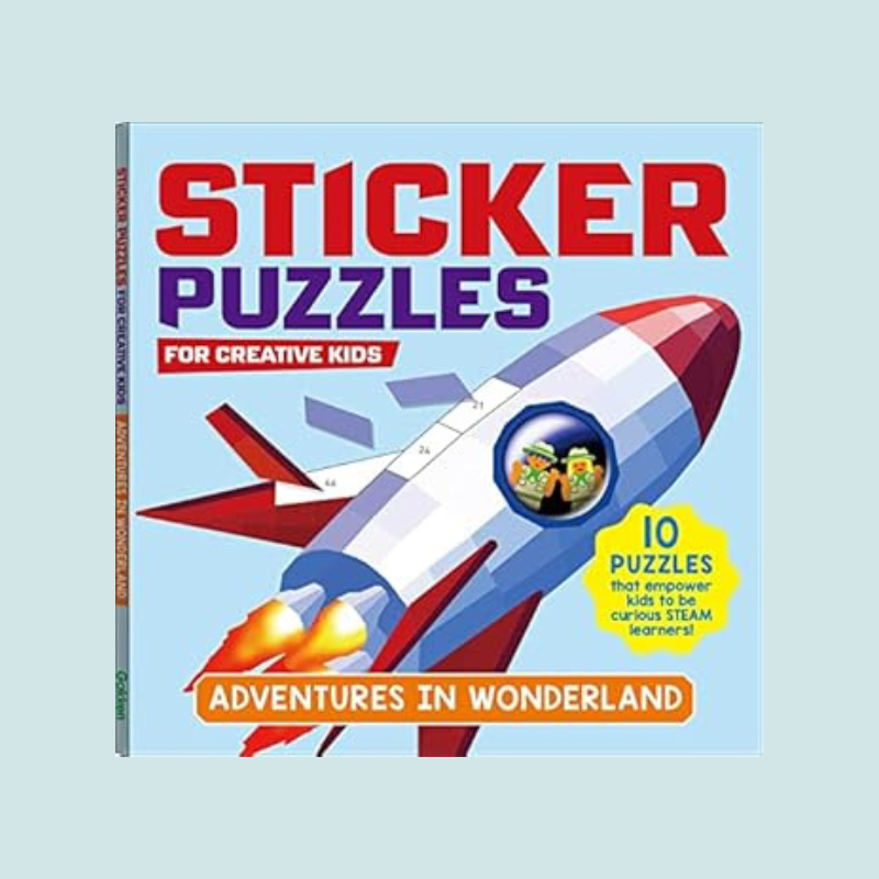 STICKER PUZZLES; ADVENTURES IN WONDERLAND: For Creative Kids