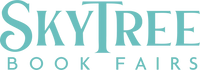 SkyTree Book Fairs light blue logo