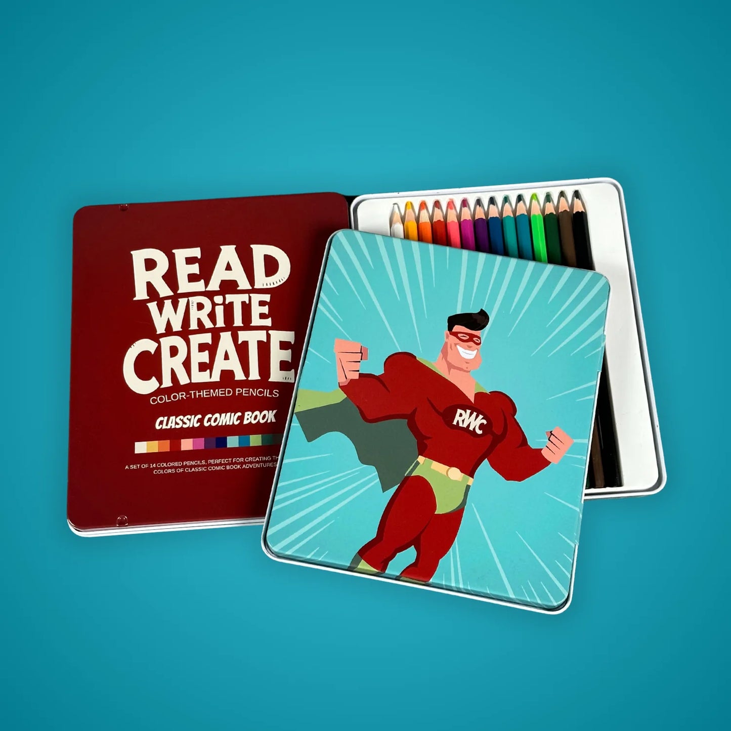 Classic Comic Book Themed Pencils