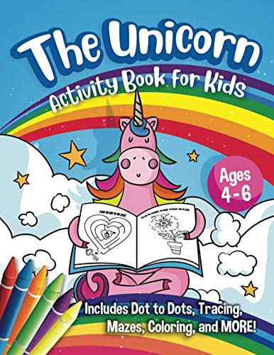 The Unicorn Activity Book for Kids (Ages 4-6)