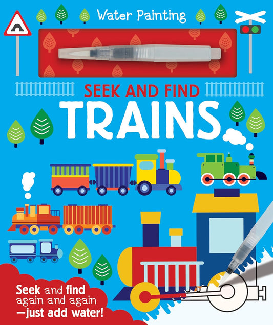 Seek and Find Trains (Water Painting Seek and Find)