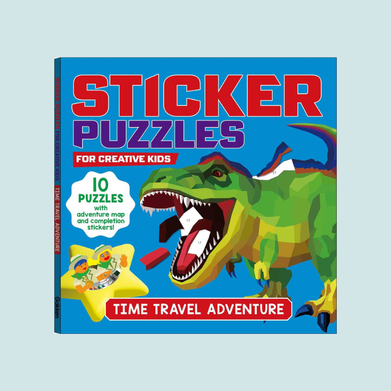 STICKER PUZZLES; TIME TRAVEL ADVENTURE: For Creative Kids