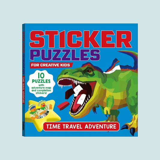 STICKER PUZZLES; TIME TRAVEL ADVENTURE: For Creative Kids