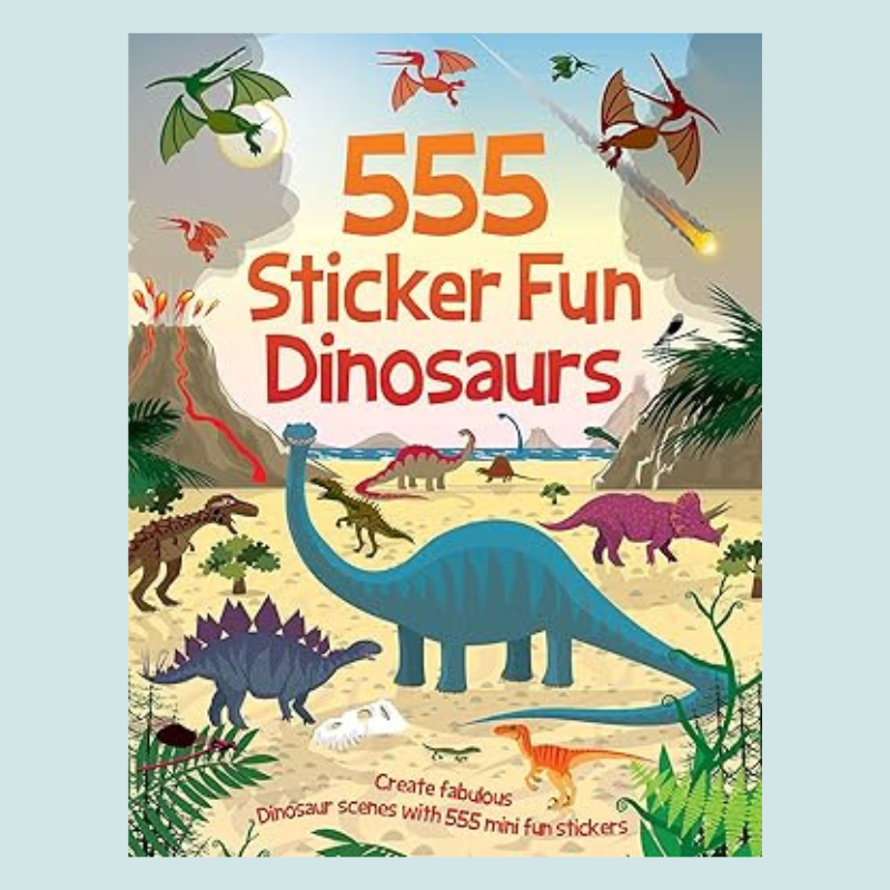 555 Sticker Fun Dinosaurs